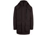 Jack Wolfskin Tech Lab Herren dunkelbraune Parka Jacke
