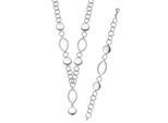 Orphelia Damen 925 Sterling Silber Set: Kette + Armband - Silber SET-016