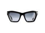 Marc Jacobs Cat Eye Dames Zwart Donkergrijze gradiënt MJ 1001/S