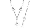 Orphelia Damen 925 Sterling Silber Set: Kette + Armband - Silber SET-028