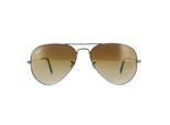 Ray-Ban Zonnebril Aviator 3025 004/51 Gunmetal Bruin 55