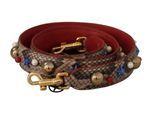 Dolce & Gabbana Elegante Python Leren Schouderriem voor Dames