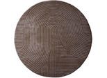 Veer Carpets Vloerkleed ella brown rond ø200 cm