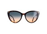 Tom Ford FT0915 Isabella 55P gekleurde havannagroene zonnebril met kleurverloop