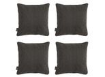 Madison sierkussen dark grey canvas eco+ ca. set van 4