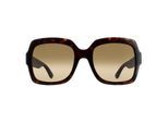 Gucci zonnebril GG0036SN 004 Havana Glitter Blue en Red Brown Gradiënt
