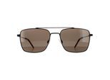 Hugo by Hugo Boss Square Mens Matte Schwarz Grau Sonnenbrille
