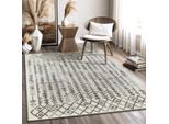 Muratap Boho vintage kelim | laagpolig vloerkleed | modern tapijt | woonkamer,