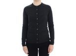 Dolce & Gabbana Women's Gray Wool Button Cardigan Sweater