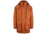 Jack Wolfskin Tech Lab Herren Brown Field Parka Mantel