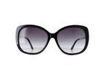 Calvin Klein CK22548S 001 glanzend zwart goud grijs gradiÃ«nt zonnebril