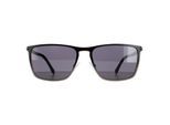 Hugo Boss Rechthoek Mannen Zwart Ruthenium en Dark Grijs Grijs Boss 1004/S
