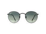 Ray-Ban Zonnebril Ronde Platte Lenzen 3447n 002/71 Zwart Grijs Verloop 50mm