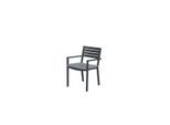 Garden Impressions Oklahoma dining fauteuil carbon black mid grey