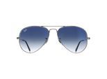Ray-Ban Zonnebril Aviator 3025 003/3F Zilver Light Blauw Verloop 58mm