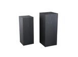 PTMD bloemenzuil tiess - 35x35x85cm set van 2