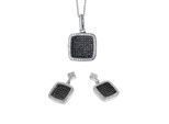 Orphelia Damen 925 Sterling Silber Set: Ketten-Anhänger + Ohrringe - Silber SET-5231