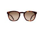 Saint Laurent Ronde Unisex Havana Bruin Gradient SL28