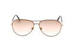 Tom Ford FT0823 Clark 48G donkerbruine zonnebril