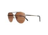 Serengeti Aviator Unisex Glimmend Licht Goud Saturnus Gepolariseerd Odell