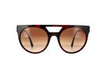 Versace zonneBril VE4339 525013 Red Havana Blue Brown Gradiënt