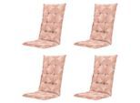 Madison kussen hoge rug napels - 123x50x5cm set van 4