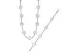 Orphelia Damen 925 Sterling Silber Set: Kette + Armband - Silber SET-045