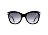 Tom Ford zonnebril Wallace FT0870 01B Shiny Black Smoke Gradiënt