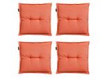 Madison zitkussen panama flame orange ca. set van 4