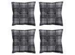 Madison zitkussen patchy grey ca. set van 4