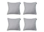 Madison sierkussen napels grey ca. set van 4