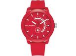 Tommy Hilfiger Denim Herren Uhr Rot 1791480
