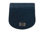 Dolce & Gabbana Blue Leather Holder Pocket Condoom Heren Case