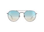 Police SPLF14 Urban 7 509B glanzend ruthenium rookspiegel zilver zonnebril