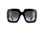 Gucci GG0053SN 001 zwart grijze zonnebril