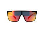 Adidas SP0020 02G mat zwart oranje camo contrast spiegel rood zonnebril