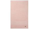 Gästehandtuch LACOSTE "LLECROCO", rosa (rosepal), B:40cm L:60cm, Frottier, Obermaterial: 100% Baumwolle, Handtücher, mit Label-Applikationen