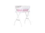 Chipolino Babywanne, Wickeltisch 2 in 1 Sonata Ständer faltbar Thermometer 11 kg rosa