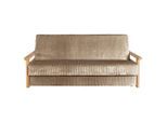 P & B , Hellbraun , Holz , Eiche,Eiche , vollmassiv,vollmassiv , 220x90x90 cm , Liegefunktion , Wohnzimmer, Sofas & Couches, Schlafsofas, Schlafsofas