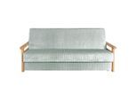 P & B , Grau , Textil , Eiche,Eiche , vollmassiv,vollmassiv , 220x90x90 cm , Liegefunktion ,