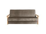 P & B , Braun , Textil , Eiche,Eiche , vollmassiv,vollmassiv , 220x90x90 cm , Liegefunktion ,