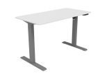 Mid.you , Weiß , Metall, Kunststoff, Holzwerkstoff , rechteckig , 120x71.5-116.5x60 cm , höhenverstellbar , Büromöbel, Schreibtische, Schreibtische