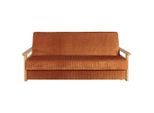 P & B , Terracotta , Textil , Eiche,Eiche , vollmassiv,vollmassiv , 220x90x90 cm , Liegefunktion ,