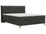 Boxbett Veloria Schwarz ca. 160x200cm