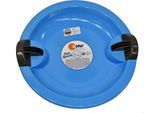 Schneerutscher KHW "Fun UFO iceblue", blau (iceblau), Schlitten, KinderB:65cm H:7cm L:65cm, Kunststoff, Schneerutscher, B:65cm H:7cm L:65cm