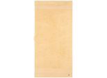 Duschtuch LACOSTE "LLECROCO", sesame, B:70cm L:140cm, Frottier, Obermaterial: 100% Baumwolle, Handtücher, Duschtuch, mit Label-Applikationen