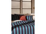 Wendebettwäsche LACOSTE "LBOLD", gemustert, B/L: 140cm x 200cm, 1 Stk., 1 Stk., Satin, B/L: 80cm x 80cm, 2 tlg., Satin, Obermaterial: 100% Baumwolle, Bettwäsche, Wendebettwäsche, ab Größe 135x200 cm, PREMIUM Satin, Streifen Design, 100% Baumwolle