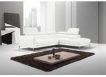 Ecksofa EGOITALIANO "Claudie, Designsofa mit extrakomfortablem Sitzkomfort, L-Form", weiß, B:268cm H:97cm T:226cm, Luxus-Microfaser (100% Polyester) Leder »BULL« (echtes Rindsleder). Geschliffenes, pigmentiertes und behandeltes Rindsleder mit einer Dicke von 1, 3-1, 5 mm. Dieses Leder zeigt eine ziemlich weiche Hand mit einem halb undurchsichtigen Aussehen. Es handelt sich um ein geschütztes Leder