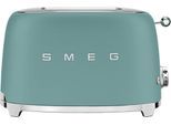 SMEG Toaster "TSF01EGMEU", grün (emerald grün matt), B:33cm H:20cm T:30cm, Toaster, Toaster