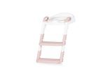 Chipolino Toilettentrainer Kiddy Toilettensitz höhenverstellbar Griffe Stufen rosa